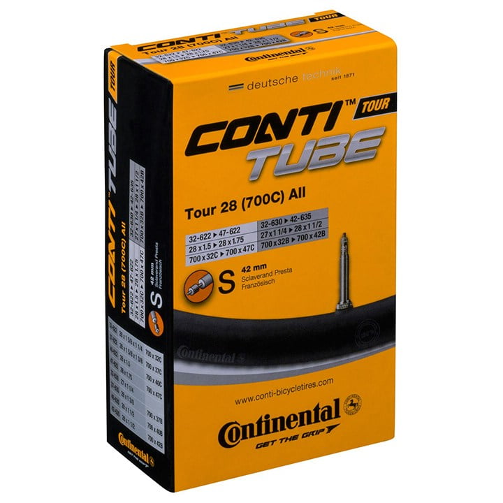 CONTINENTAL Inner Tour 28 All S42 Tube, Bike tyre, Bike accessories