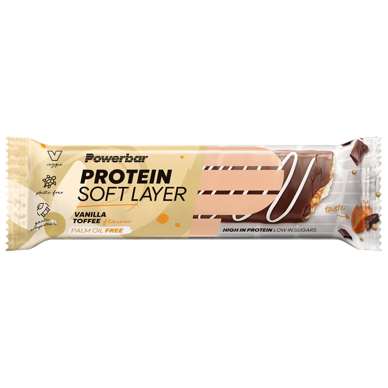 Protein Soft Layer Riegel Vanilla Toffee 12 Stk/K