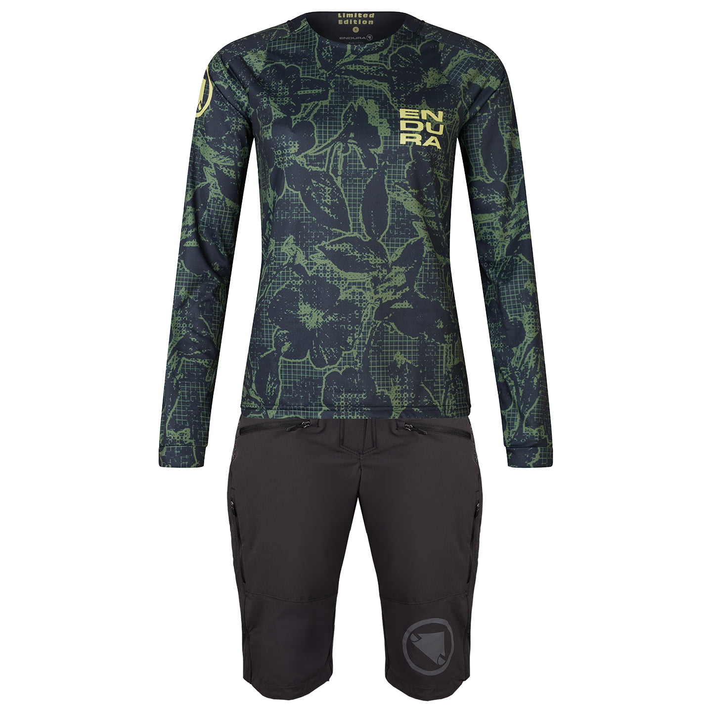 ENDURA Floral LTD Printed Dames set (fietsshirt + fietsbroek) dames set (2