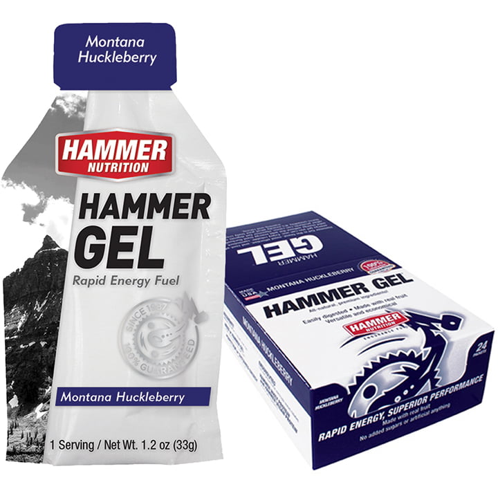 HAMMER NUTRITION Gel Montana Huckleberry 24 STUKS/DOOS, Sportgel,
