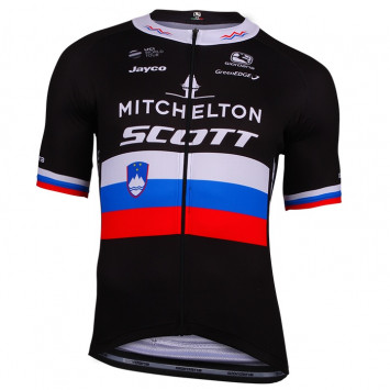 Maillot MITCHELTON-SCOTT Champion de Slovène 2018 GIORDANA Maillot MITCHELTON-SCOTT Champion de Slovène 2018
