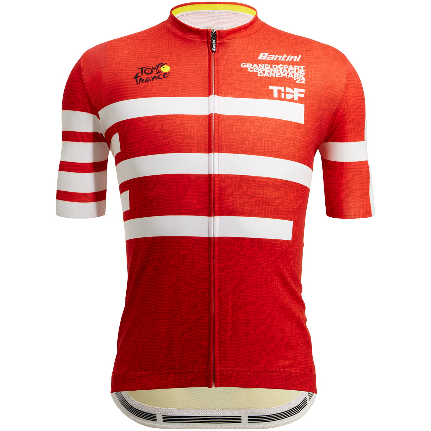 TOUR DE FRANCE Kopenhagen 2022 Short Sleeve Jersey, for men, size 3XL, Bike shirt, Cycling gear