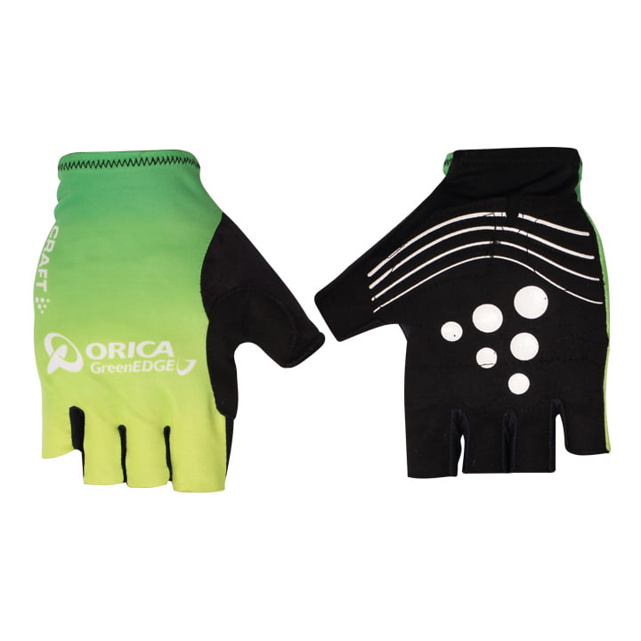 ORICA GREENEDGE 2016 Cycling Gloves, for men, size 2XL, Cycling gloves, Cycle clothing