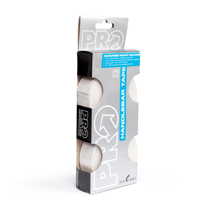 PRO Microfiber Smart Silicon wit stuurlint, Fietsaccessoires
