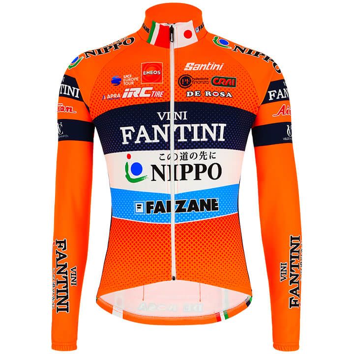 NIPPO-VINI FANTINI-EUROPA OVINI 2019 fietsshirt met lange mouwen fietsshirt met