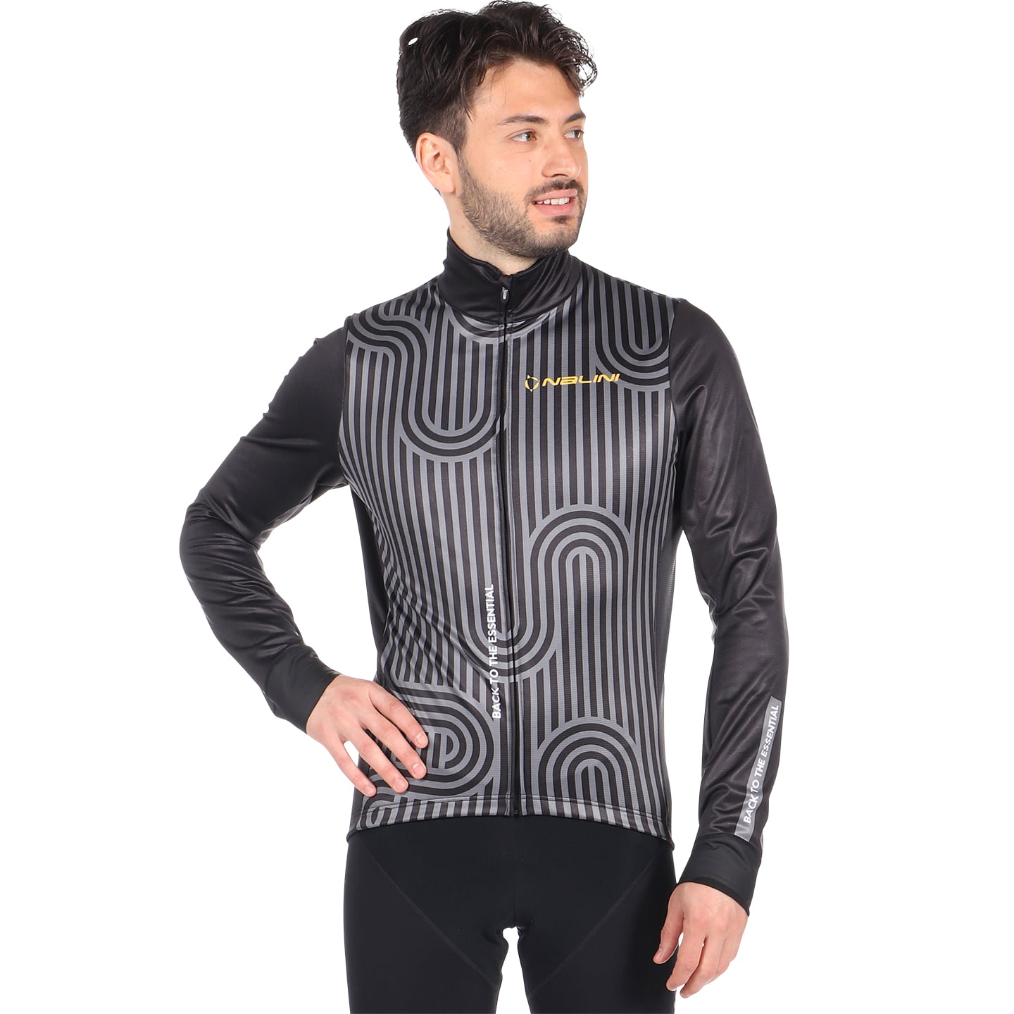 NALINI New Strada Winter Jacket Thermal Jacket, for men, size M, Cycle jacket, Cycling clothing