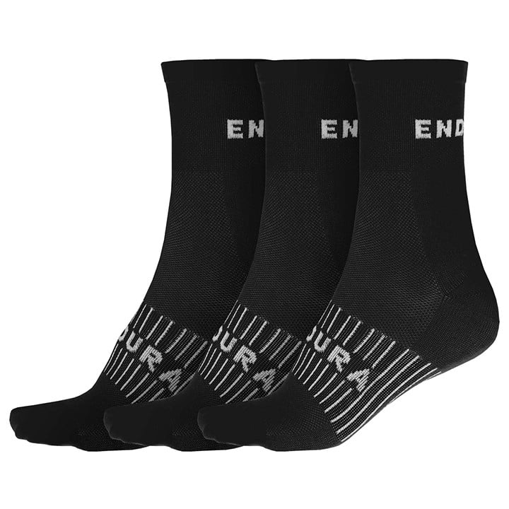 ENDURA Coolmax Race (3-er Pack) Cycling Socks Cycling Socks, for men, size S-M, MTB socks, Cycling clothing
