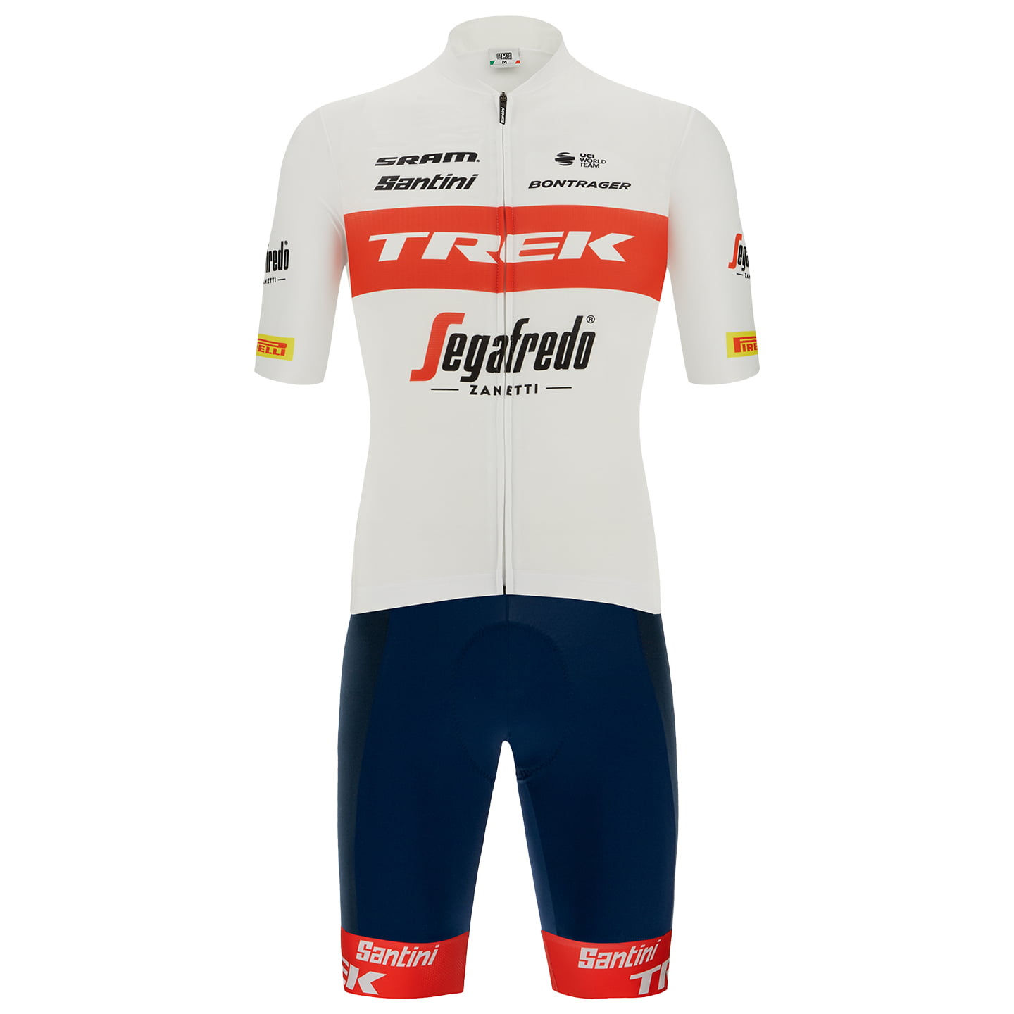 TREK-SEGAFREDO Race 2023 Set (cycling jersey + cycling shorts) Set (2 pieces), for men, Cycling clothing