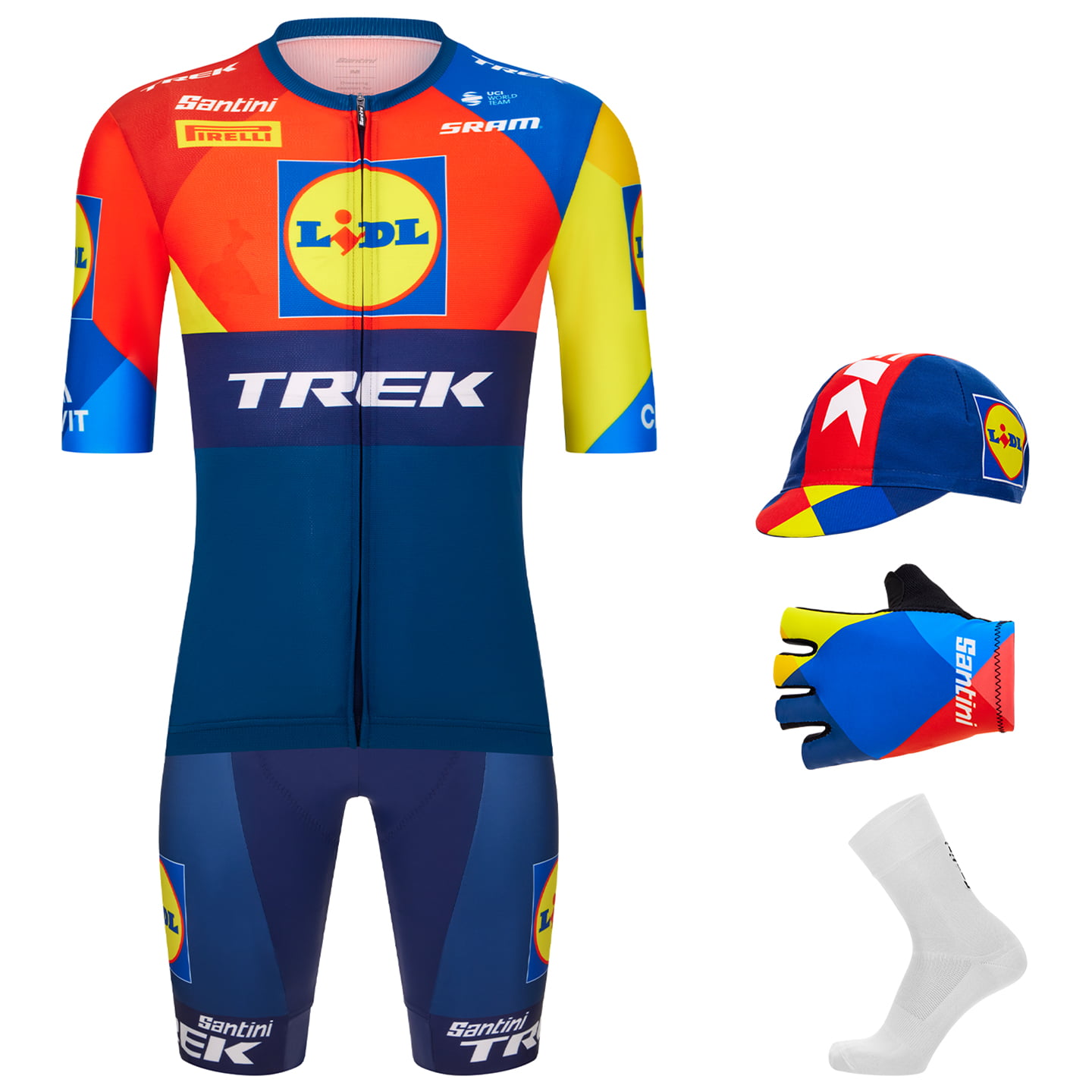 Lidl-Trek 2025 Maxi-Set (5 stukken) maxiset (5 artikelen), voor heren,