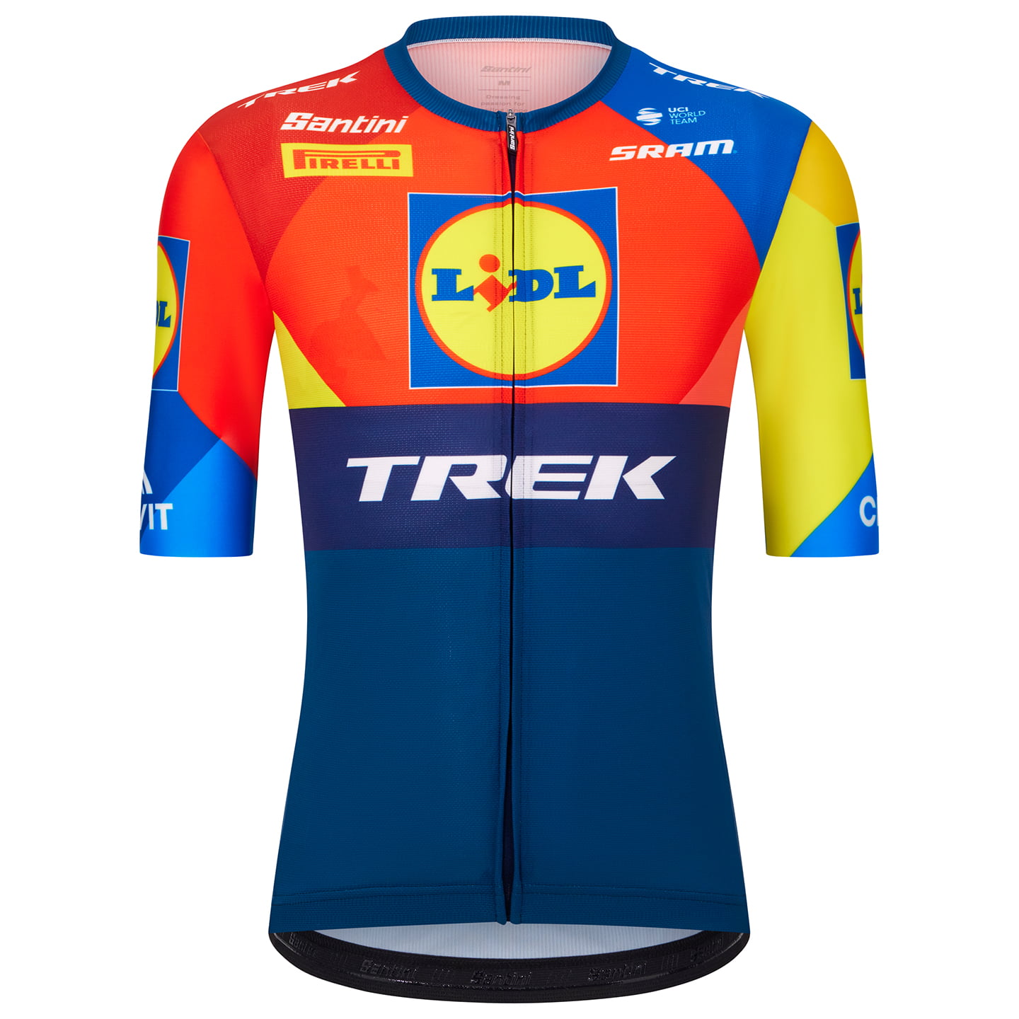 LIDL-TREK Shirt met korte mouwen 2025 fietsshirt met korte mouwen, voor heren,