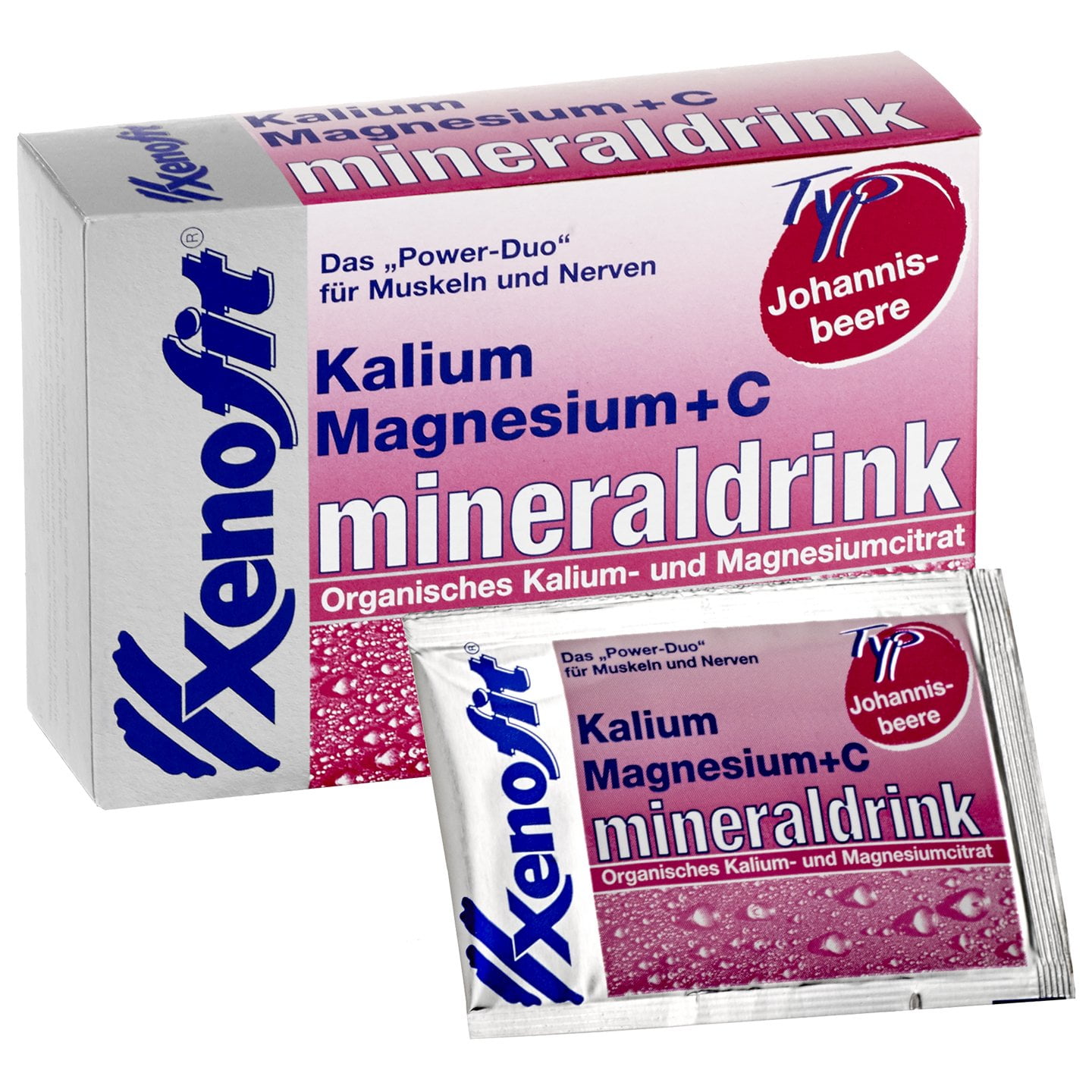 XENOFIT Potassium + Magnesium + Vitamin C (20 sachets), Power drink, Sports food