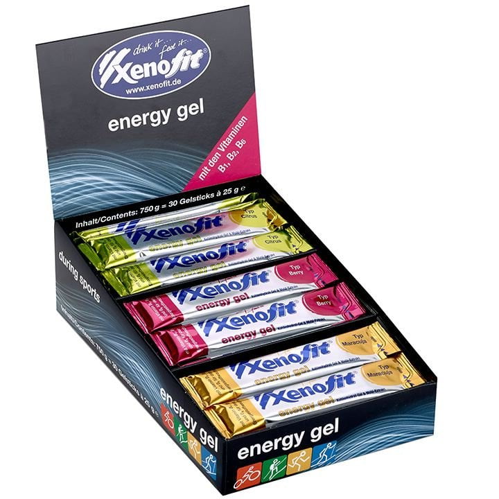XENOFIT Energy Gel 3 flavours 30 units/box, Sports food