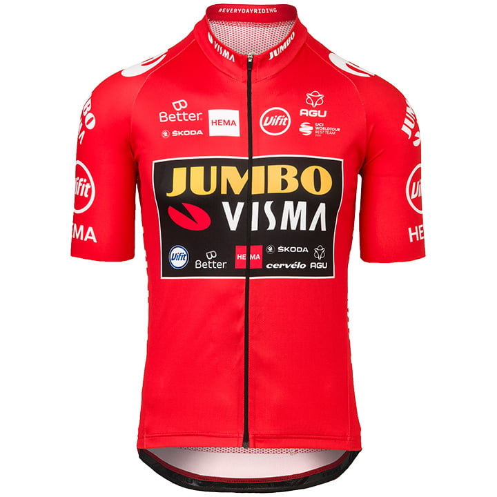 TEAM JUMBO-VISMA Shirt met korte mouwen 2021 fietsshirt met korte mouwen, voor h