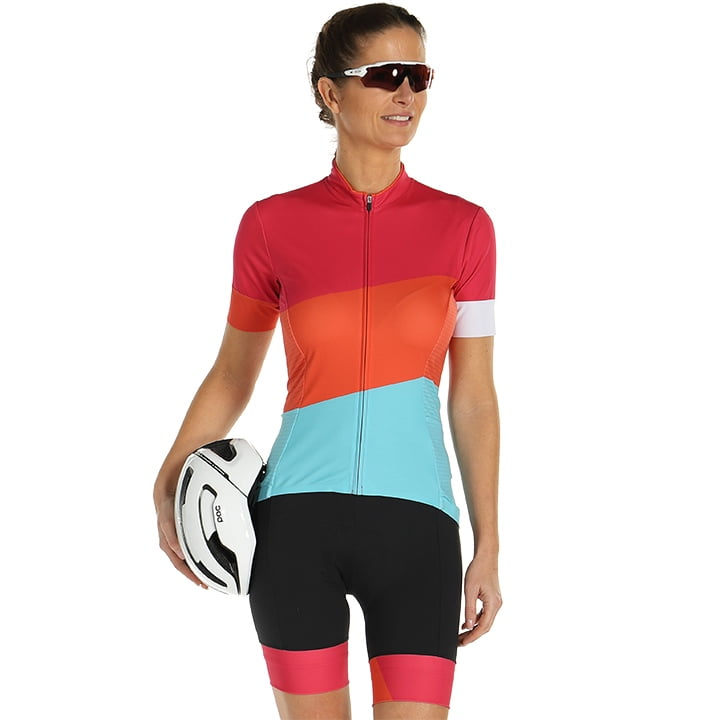 SHIMANO Sumire Dames set (fietsshirt + fietsbroek) dames set (2 artikelen), Fiet