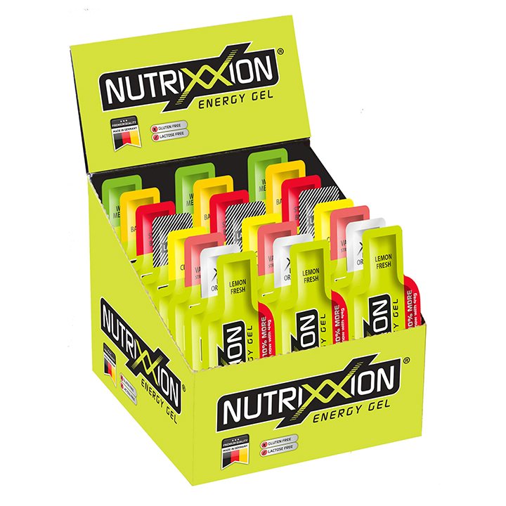 NUTRIXXION mixed. 24 pieces/box. Energy Gel, Sports food