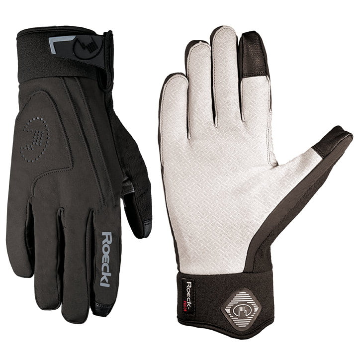 ROECKL Rola zwart winterhandschoenen, voor heren, Maat 6,5, Fiets handschoenen,