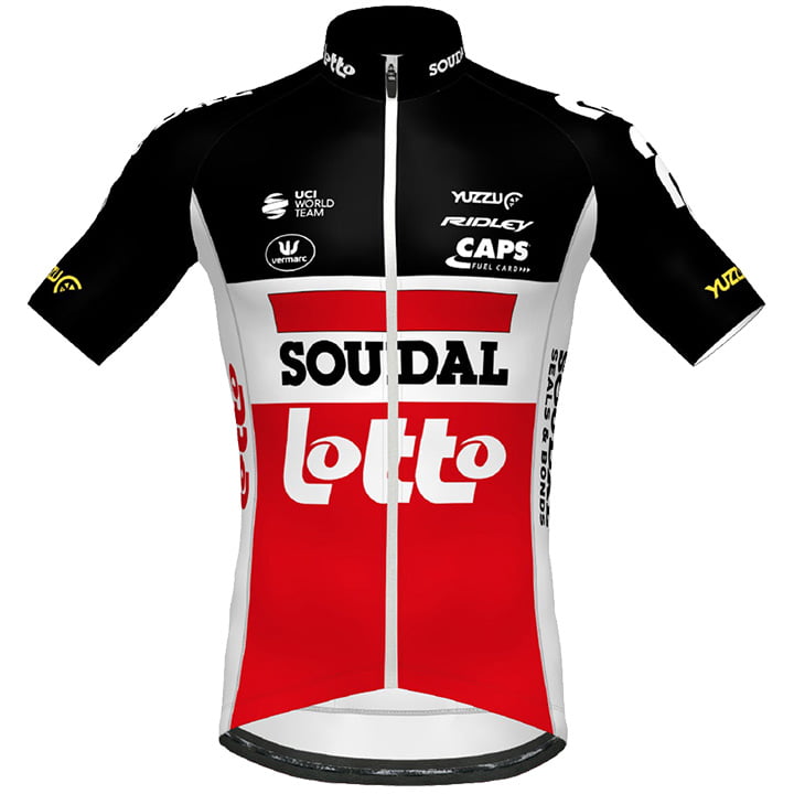 LOTTO SOUDAL Kindershirt Aero 2021 kinderfietsshirt, Maat L
