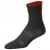 Road Long Cycling Socks, black-red