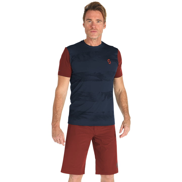 SCOTT Trail Flow Set (fietsshirt + fietsbroek) set (2 artikelen), voor heren
