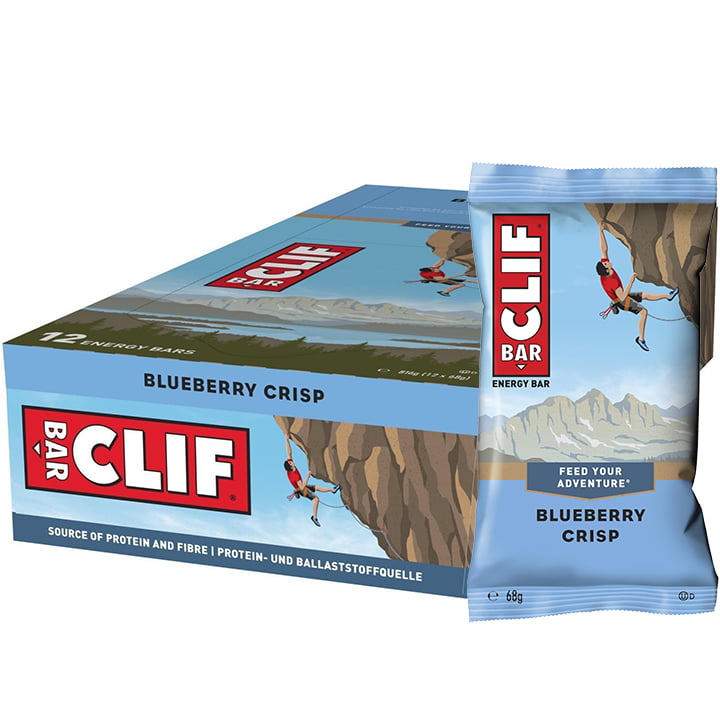 CLIF Bar EnergieBosbessen 12 stuks/doos reep, Energierepen, Prestatievoeding