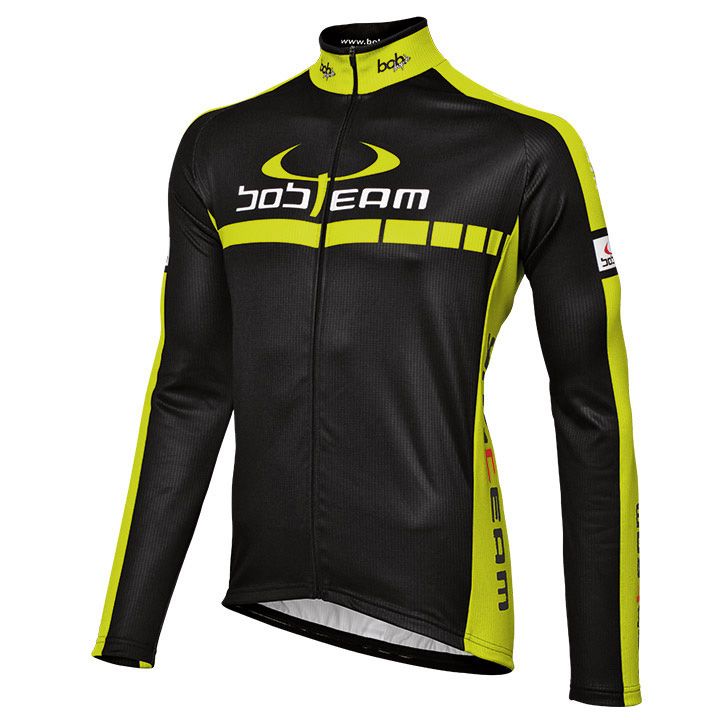 Cycling jersey, BOBTEAM Long Sleeve Jersey Colors, for men, size L, Cycling clothing