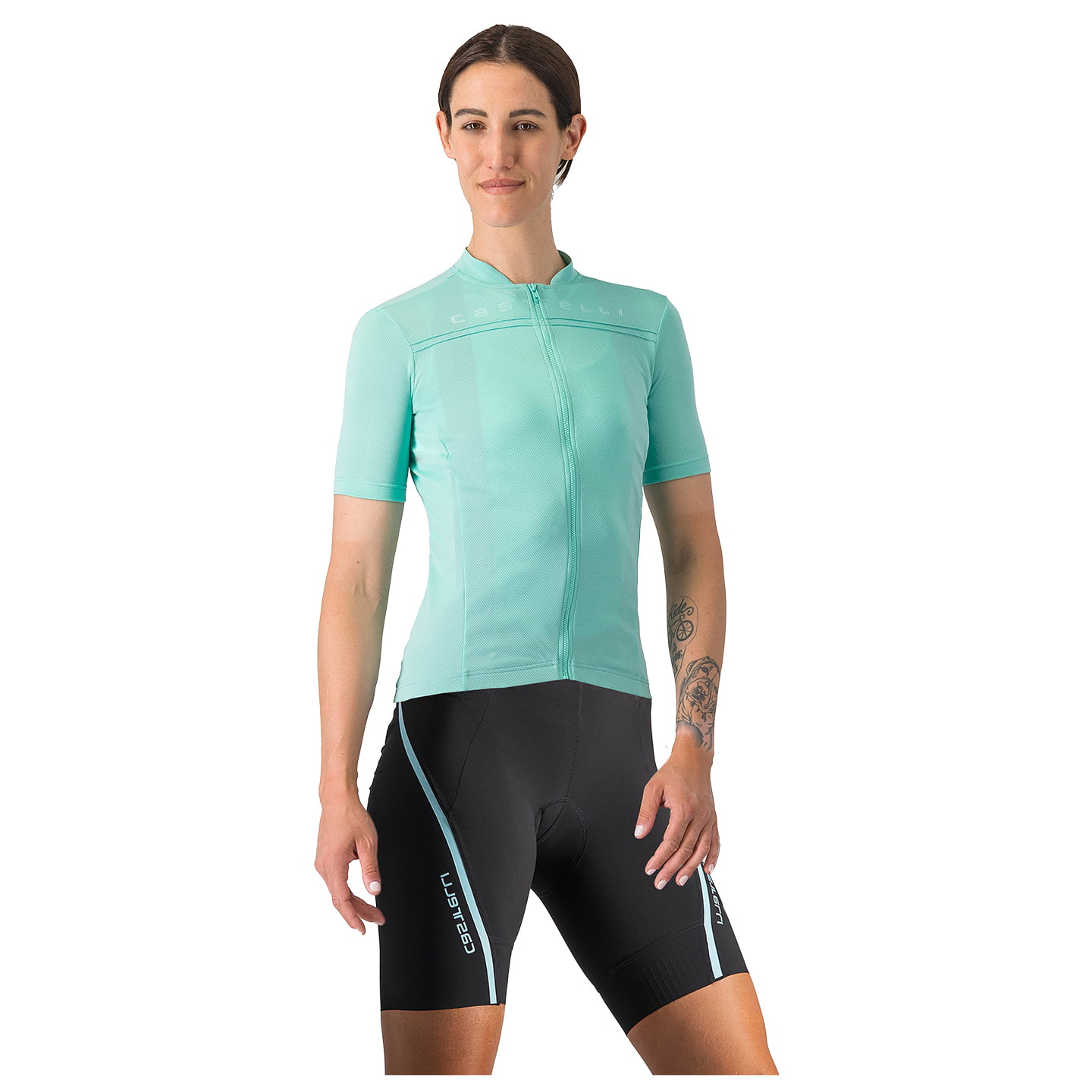 CASTELLI Anima 4 Dames set (fietsshirt + fietsbroek) dames set (2 artikelen),