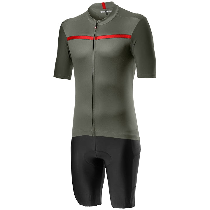 CASTELLI Unlimited Set (fietsshirt + fietsbroek) set (2 artikelen), voor heren