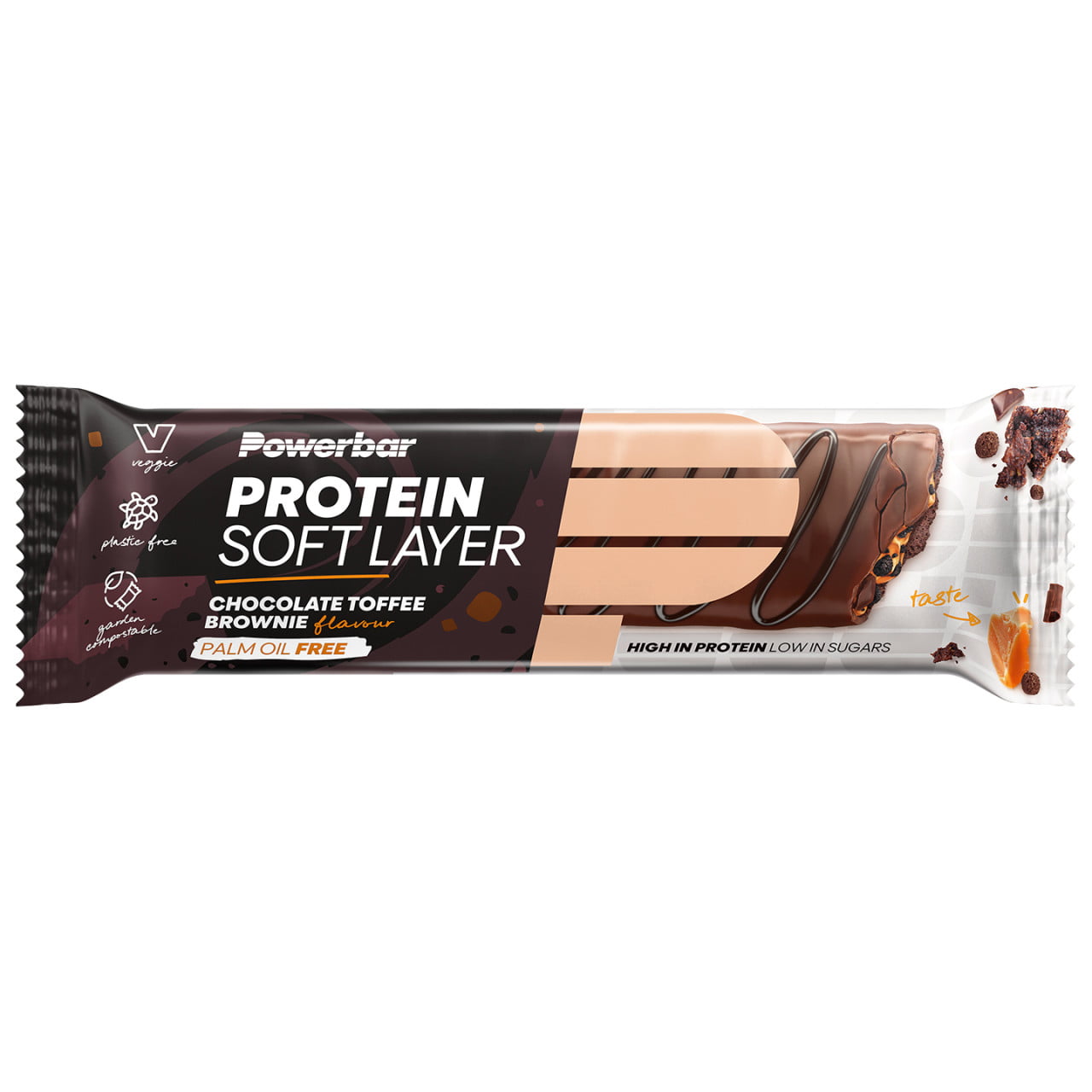 Protein Soft Layer Bar Choco Toffee Brownie 12 Bars per Box