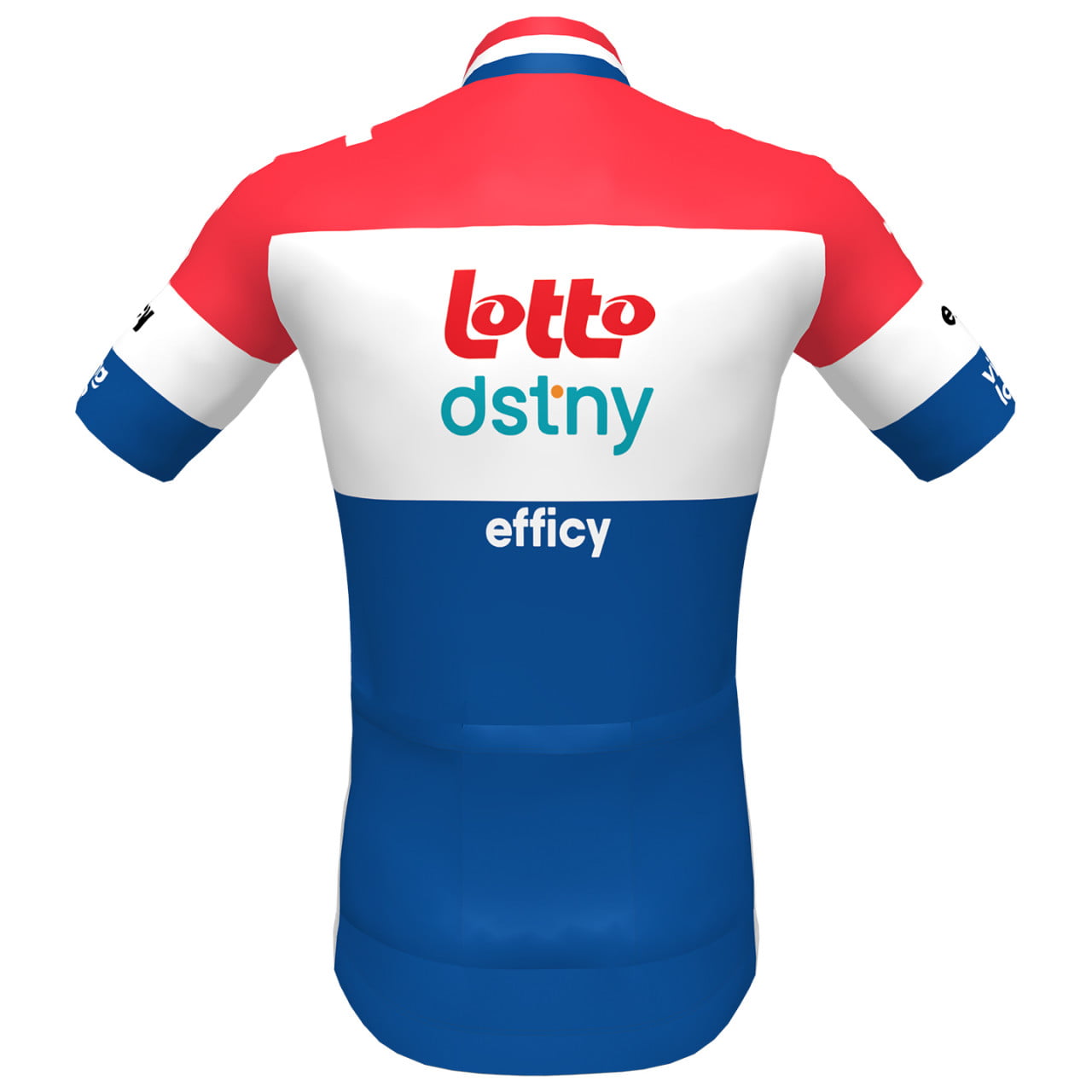LOTTO DSTNY fietsshirt met korte mouwen Nederlandse kampioen 2023