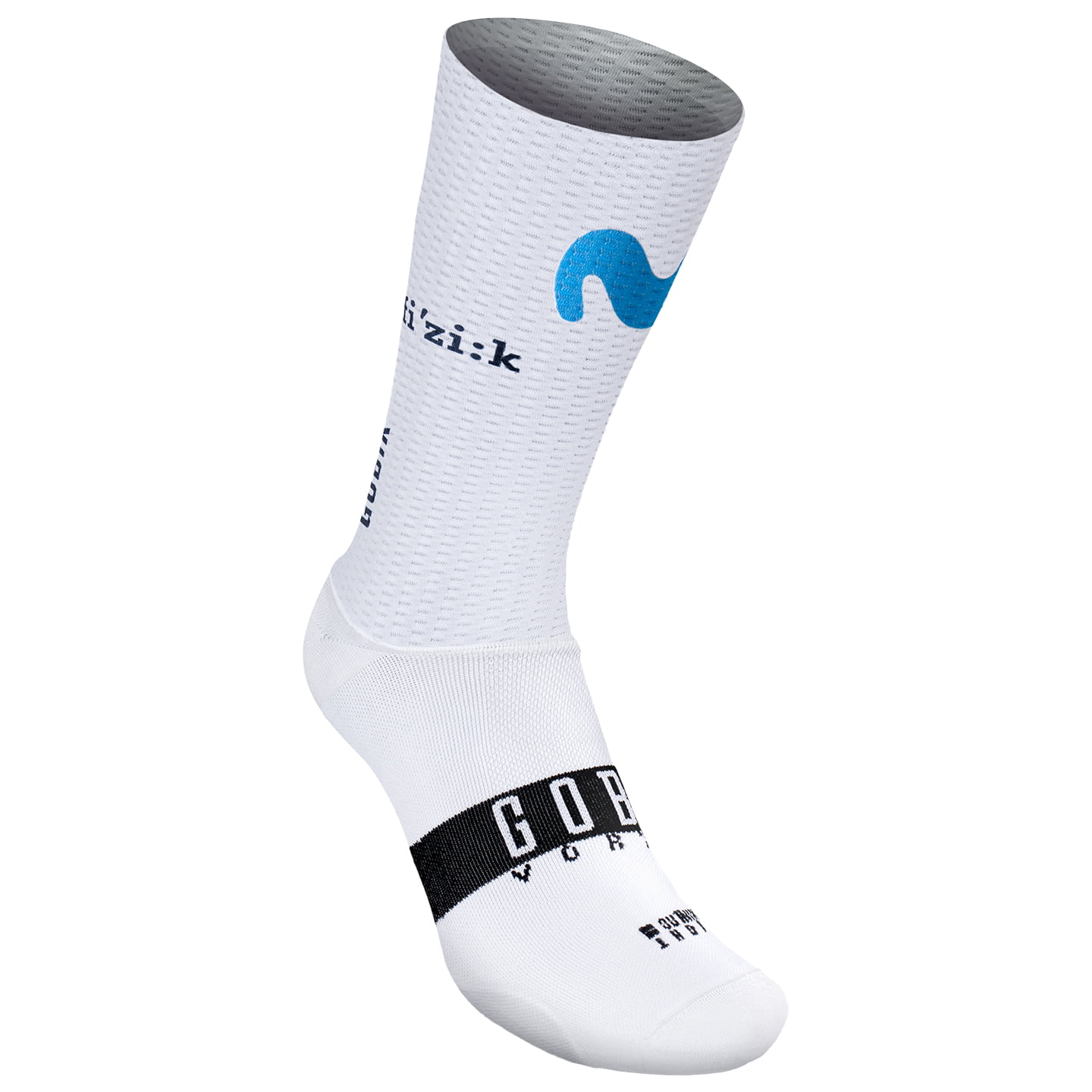 MOVISTAR TEAM Race 2024 Cycling Socks, for men, size L-XL, MTB socks, Cycling gear