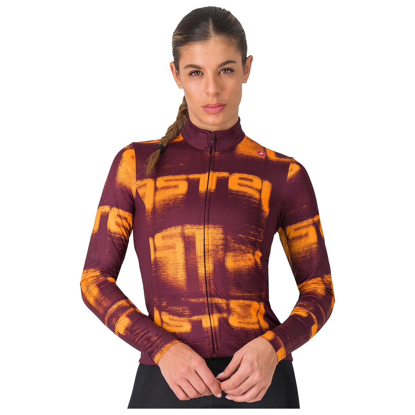 Castelli Damesfietsshirt met lange mouwen Blur Thermal damesfietsshirt met lange
