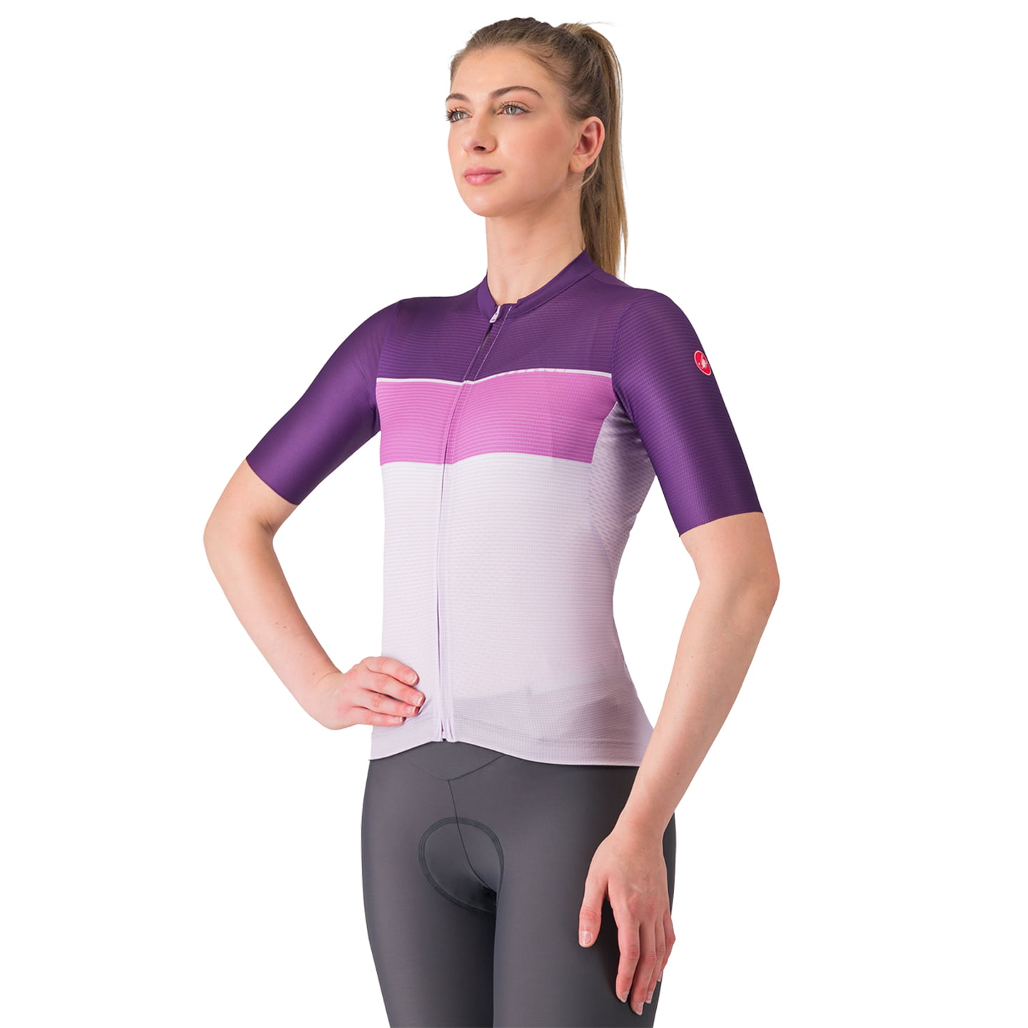 CASTELLI Elegante damesfietsshirt, Maat L, Fietsshirt, Fietskleding