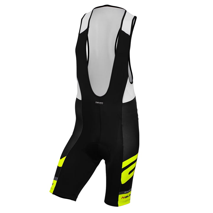 NALINI PRO Gunnera, zwart-neongeel korte koersbroek, voor heren, Maat 3XL, Fiets