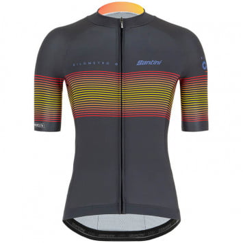 La Vuelta KM Cero fietsshirt met korte mouwen 2020 SANTINI La Vuelta KM Cero fietsshirt met korte mouwen 2020