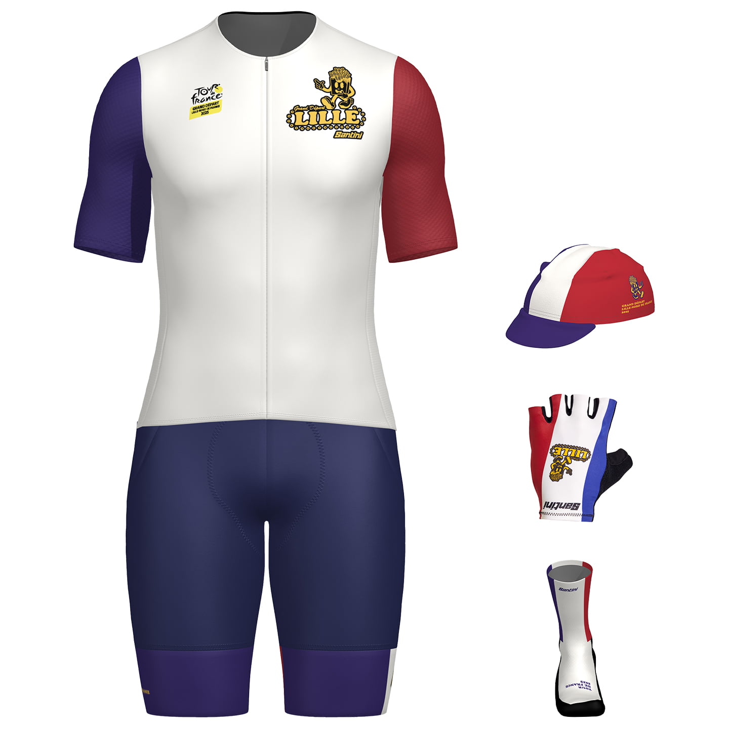 TOUR DE FRANCE Lille 2025 Maxi-Set (5 stukken) maxiset (5 artikelen), voor
