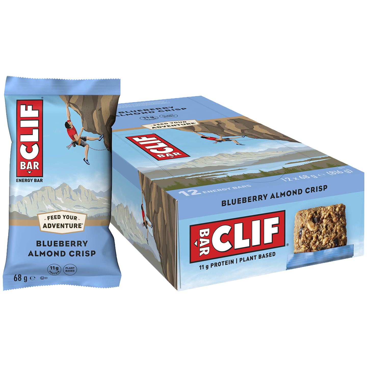 CLIF Energy Bars Blueberry 12 units/box, Sports food