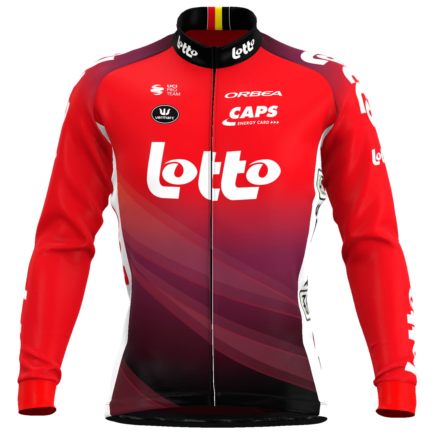 LOTTO 2025 fietsshirt met lange mouwen, voor heren, Maat 2XL, Fiets shirt,