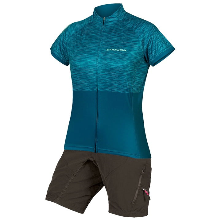 ENDURA Hummvee Ray Dames set (fietsshirt + fietsbroek) dames set (2 artikelen),