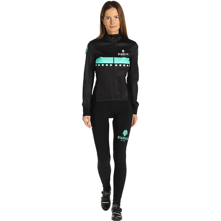 BIANCHI MILANO Forcola Dames set (winter fietsjack + lange koersbroek) dames set