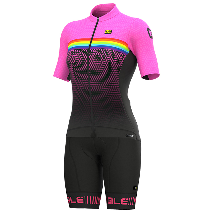 ALÉ Bridge Dames set (fietsshirt + fietsbroek) dames set (2 artikelen), Fietskle