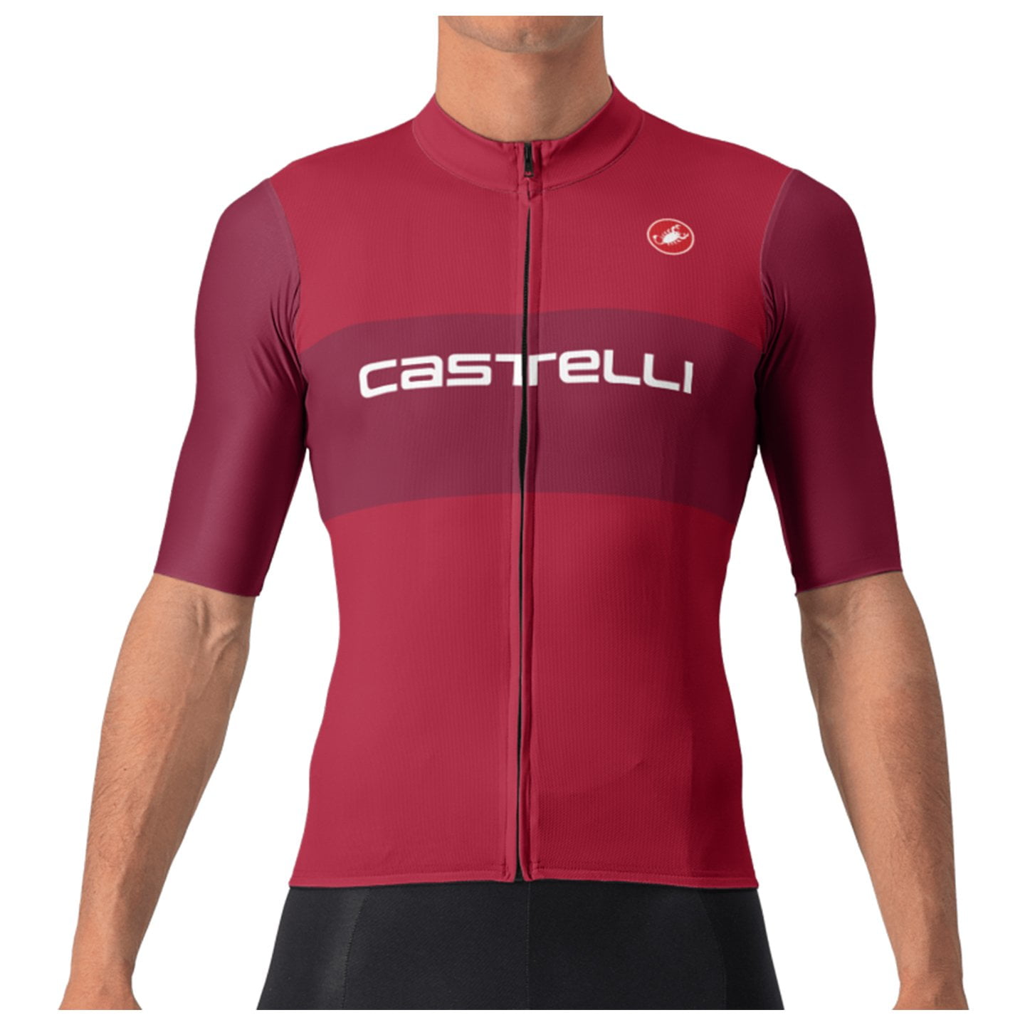 CASTELLI Fan Block Short Sleeve Jersey, for men, size M, Cycling jersey, Cycling clothing