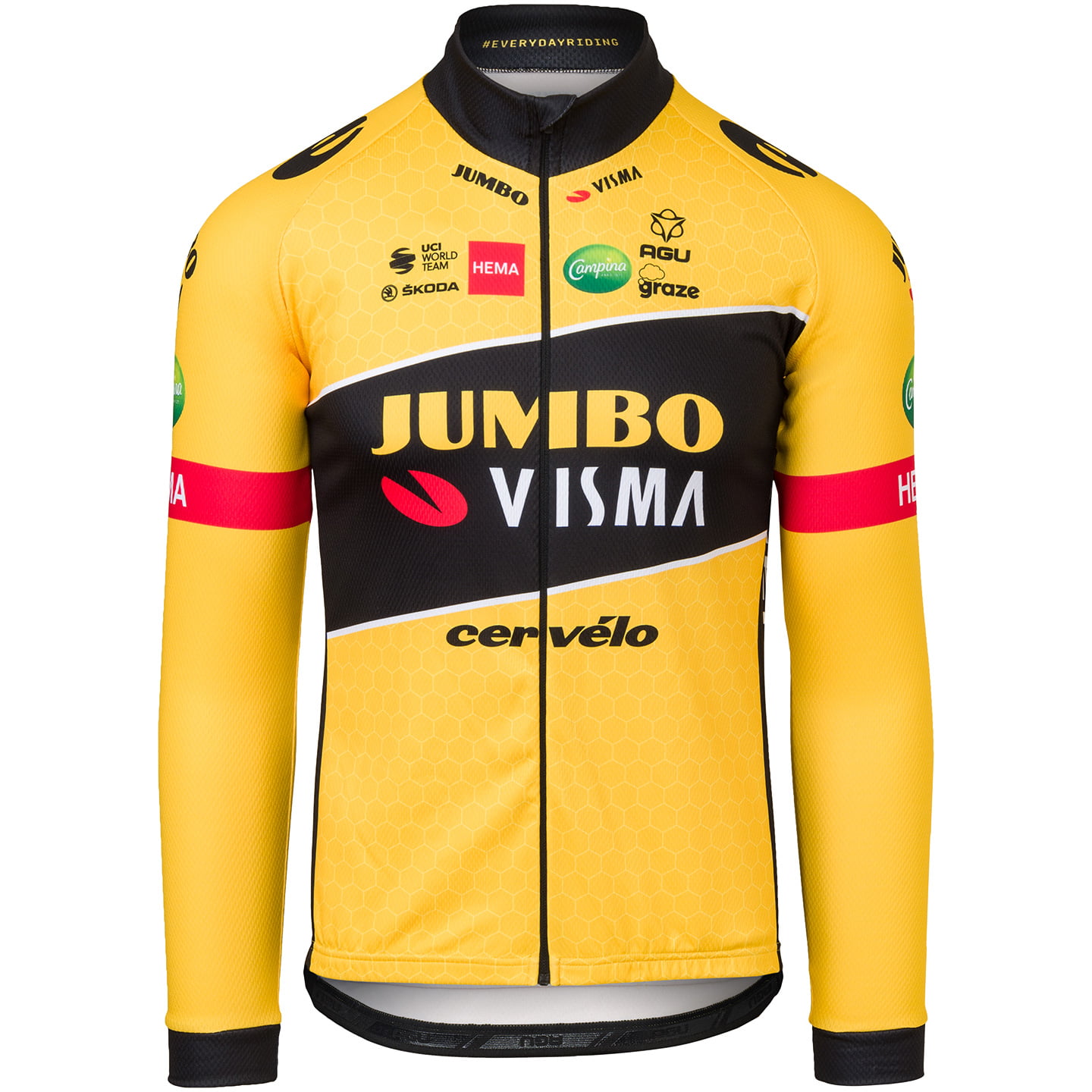 TEAM JUMBO-VISMA Shirt met lange mouwen 2022 fietsshirt met lange mouwen, voor