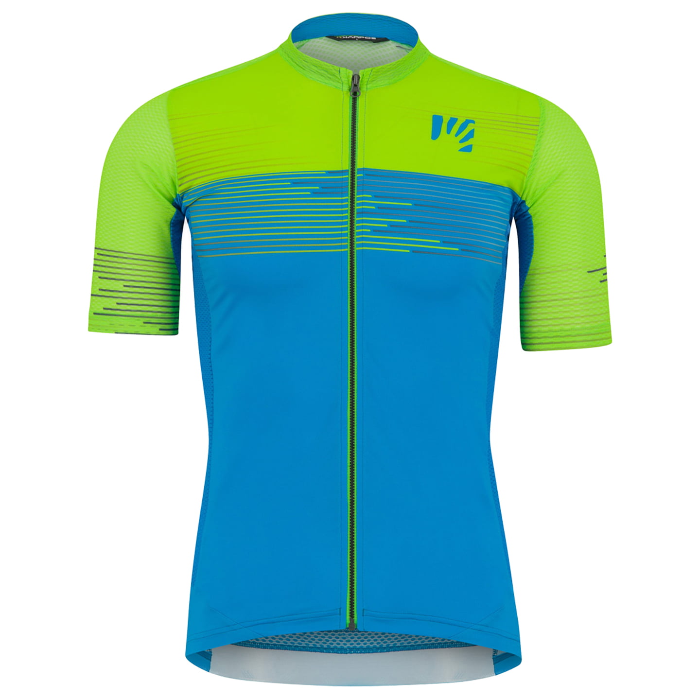 KARPOS Green Fire Short Sleeve Jersey Short Sleeve Jersey, for men, size M, Cycling jersey, Cycling clothing