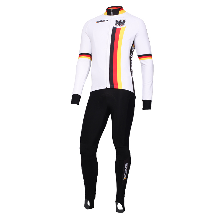 DUITS NATIONAAL TEAM 2020 Set (winter fietsjack + lange koersbroek), voor heren
