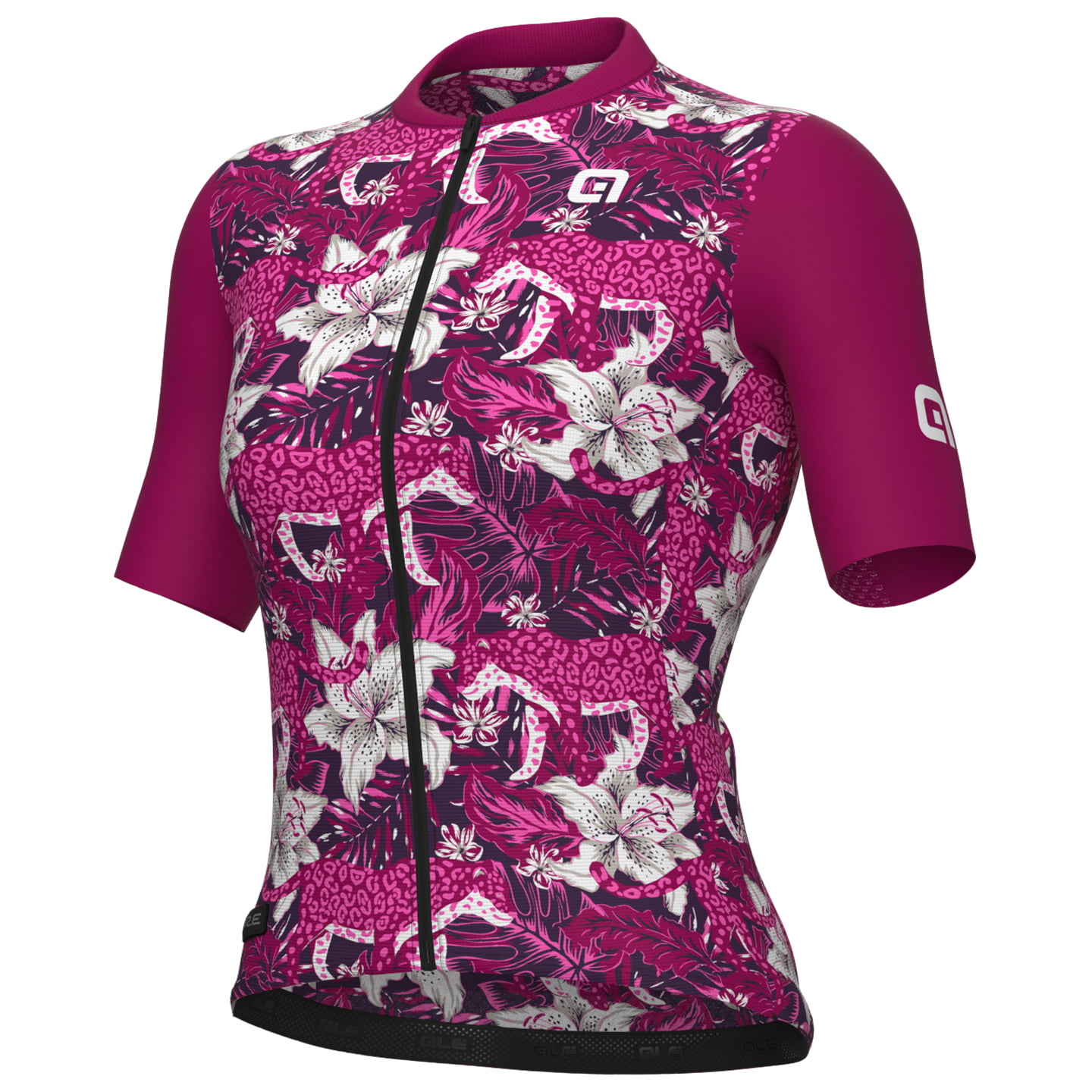 ALE Hibiscus Women’s Jersey Women’s Short Sleeve Jersey, size M, Cycling jersey, Cycle clothing