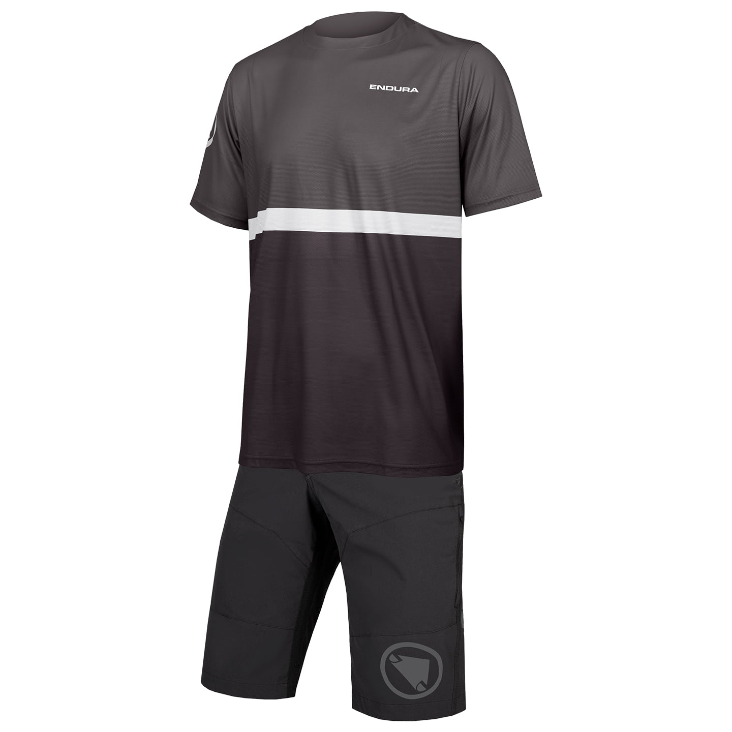 ENDURA Singletrack Core II Set (fietsshirt + fietsbroek) set (2 artikelen), voor
