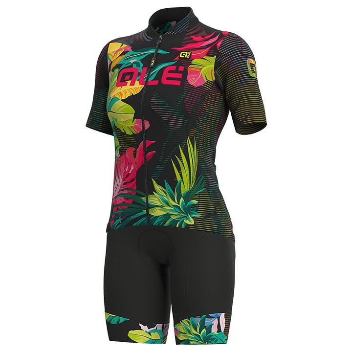 ALÉ Tropika Dames set (fietsshirt + fietsbroek) dames set (2 artikelen), Fietskl