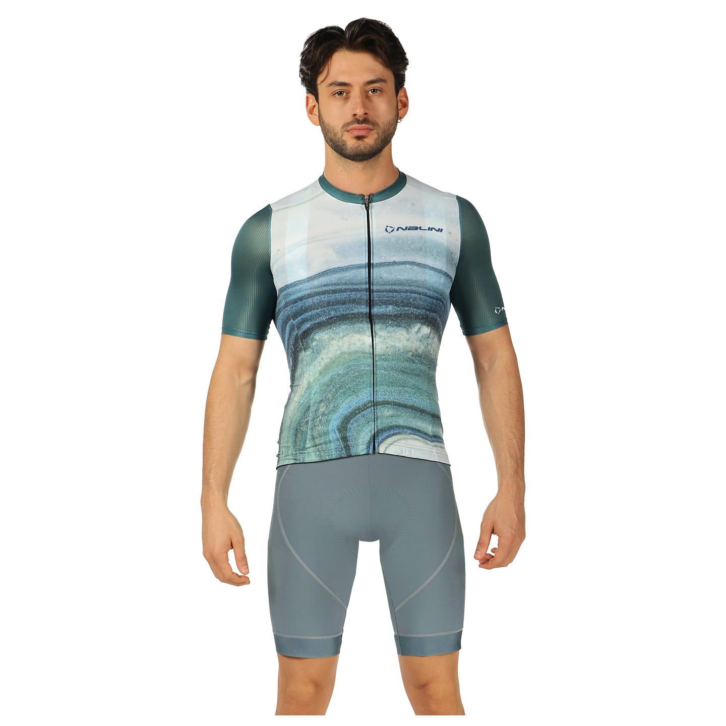 NALINI Marble Set (fietsshirt + fietsbroek) set (2 artikelen), voor heren