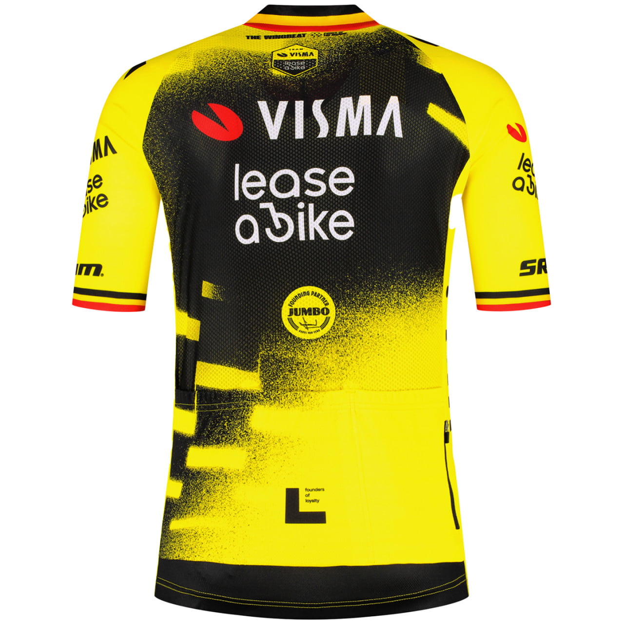 TEAM VISMA LEASE A BIKE Maillot manches courtes Wout van Aert The Wingbeat 2025