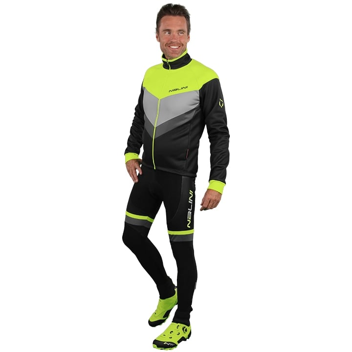 NALINI Neive Set (winter jacket + cycling tights) Set (2 pieces), for men